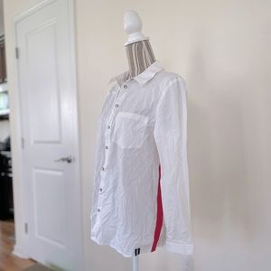 NWOT Court & Rowe White Shirt Blouse M